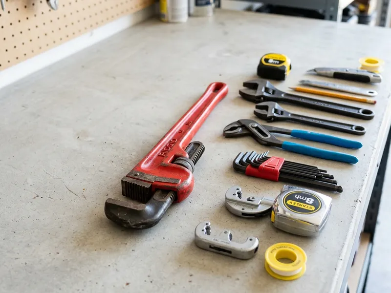 Professional plumbers in Pigeon, MI equipped with top-tier tools for residential and commercial plumbing services.